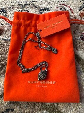 Kurt Geiger silver tone Eagle Pendant Necklace